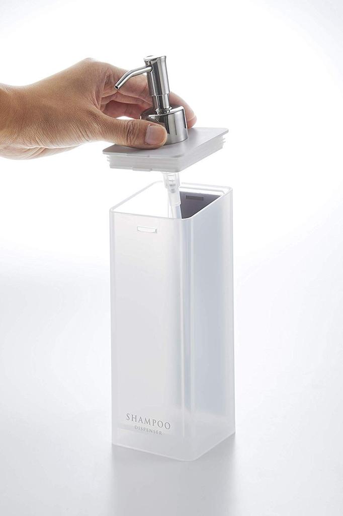 Dozator Magnetic Yamazaki MIST de Sticle Magnetice Reîncărcabile pentru și Corp și 4487 Dublu Sens (Setul 3) Șampon, Balsam, Săpun, Transparent, 4485, 4486,