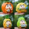 Chan Creyon Shin Anime Fruit Figure Cartoon Desktop Decorations Collectibles