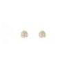 Fashion French Court Style Super Flash Diamond Leaf Stud Earrings Temperament Light Luxury High-End Earrings Women