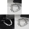 Minimalist Stainless Steel Pearlstyle Bracelet For Women And Men Gift Ideas