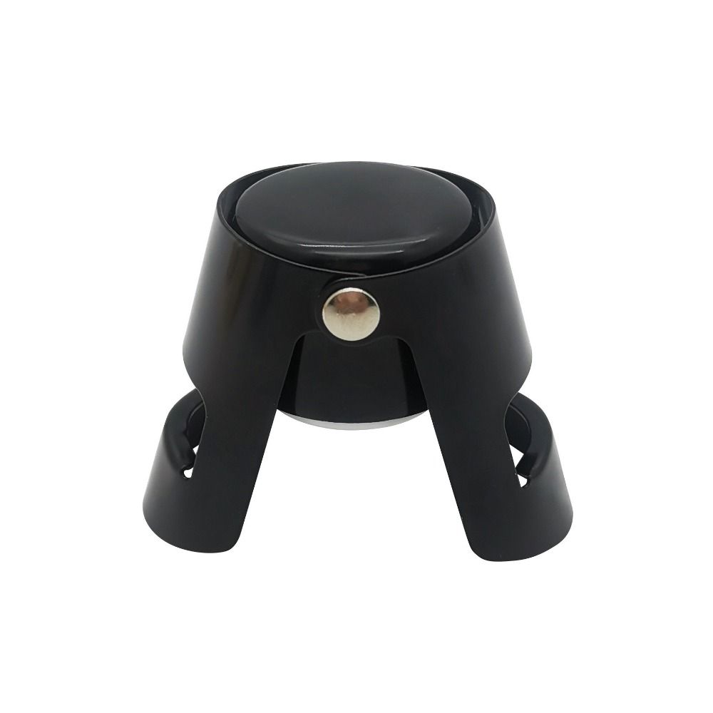 

Rust-proof Silicone Wine Bottle Stopper Bottle Sealer Champagne Stopper Red Wine Sparkling Stopper чёрный