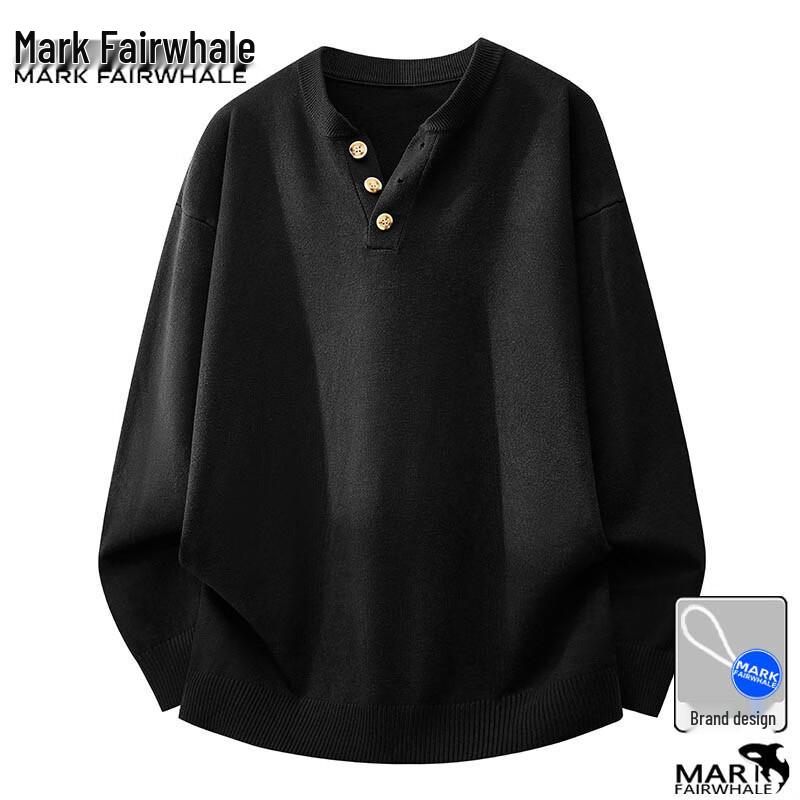 Mark Fairwhale Men's Round Neck Knit Sweater