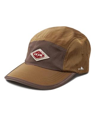 Akau Oversized Two-Tone Camp Cap Ripstop (Brown)