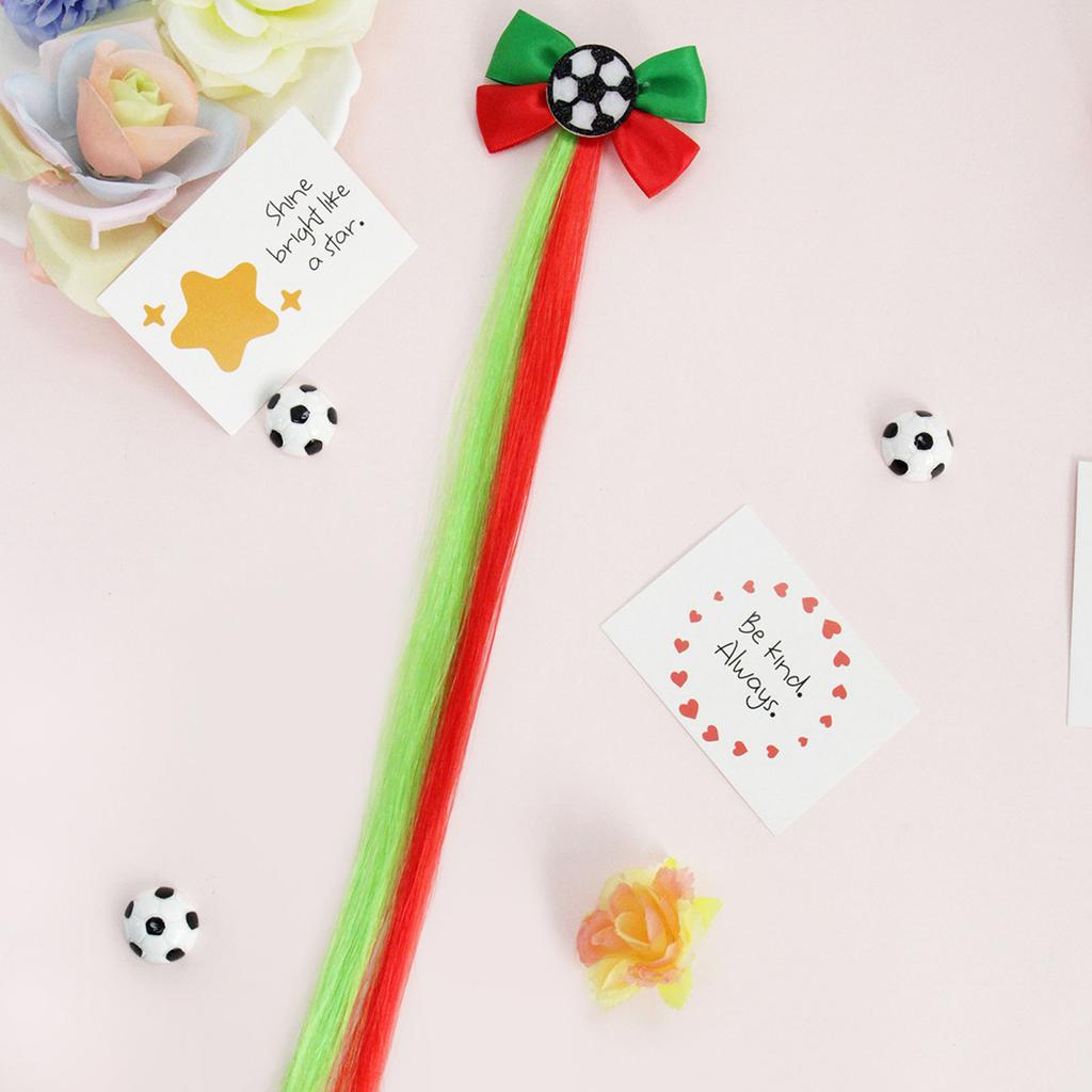 Colorful Themed Headbands, Football Fan Cheering Party Party Festive Bow Hair Accessories