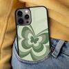 green aesthetic Soft Phone Case for iPhone 17 Air 16e Pro max 15 Pro 13 14 Plus 11 12 MagSafe Magnetic Coque