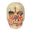 Adjustable Moving Mouth Skull Mask Bloody Effect Scary Skull Headgear  Masquerade Party