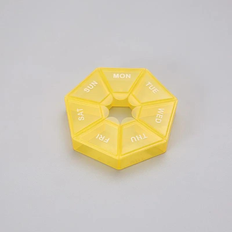 1-4pcs Mini Small Portable Travel Vitamin Pill Box Pills Cases Container Organizer Storage Tablets Grids Medicine Fish Oils