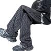 New Loose Casual Pants Men's Trend Versatile Pants Summer Thin Pendant Wide-leg Pants