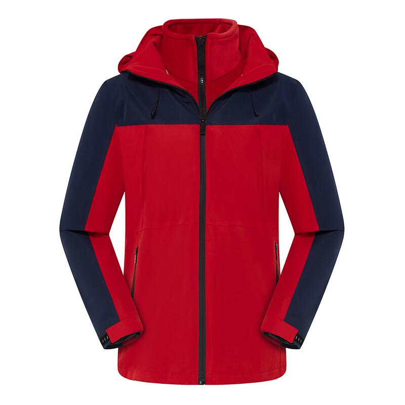 G·TENNA DX-J23190 Unisex Fleece-Lined Hooded Jacket