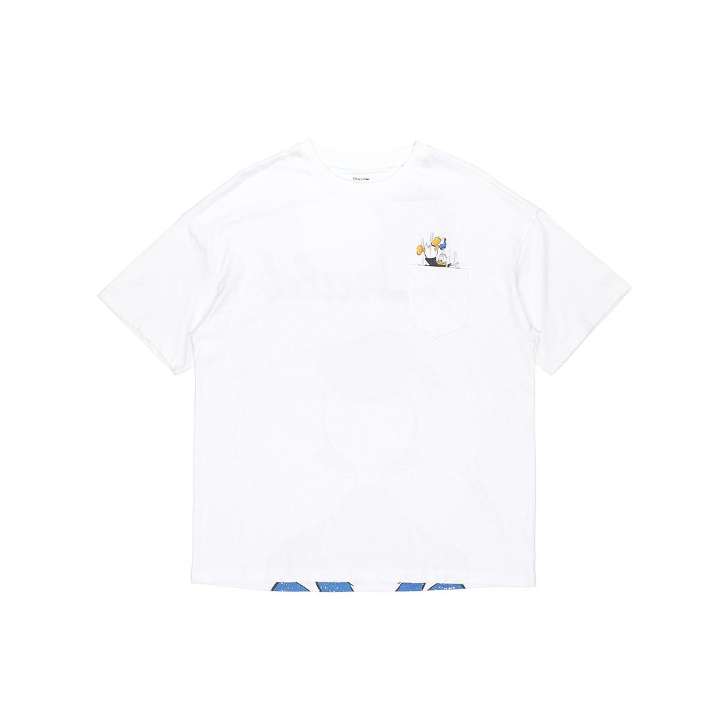 Li Ning X Disney Drop Shoulder Sleeve T Shirt Women's White AHSR540-1