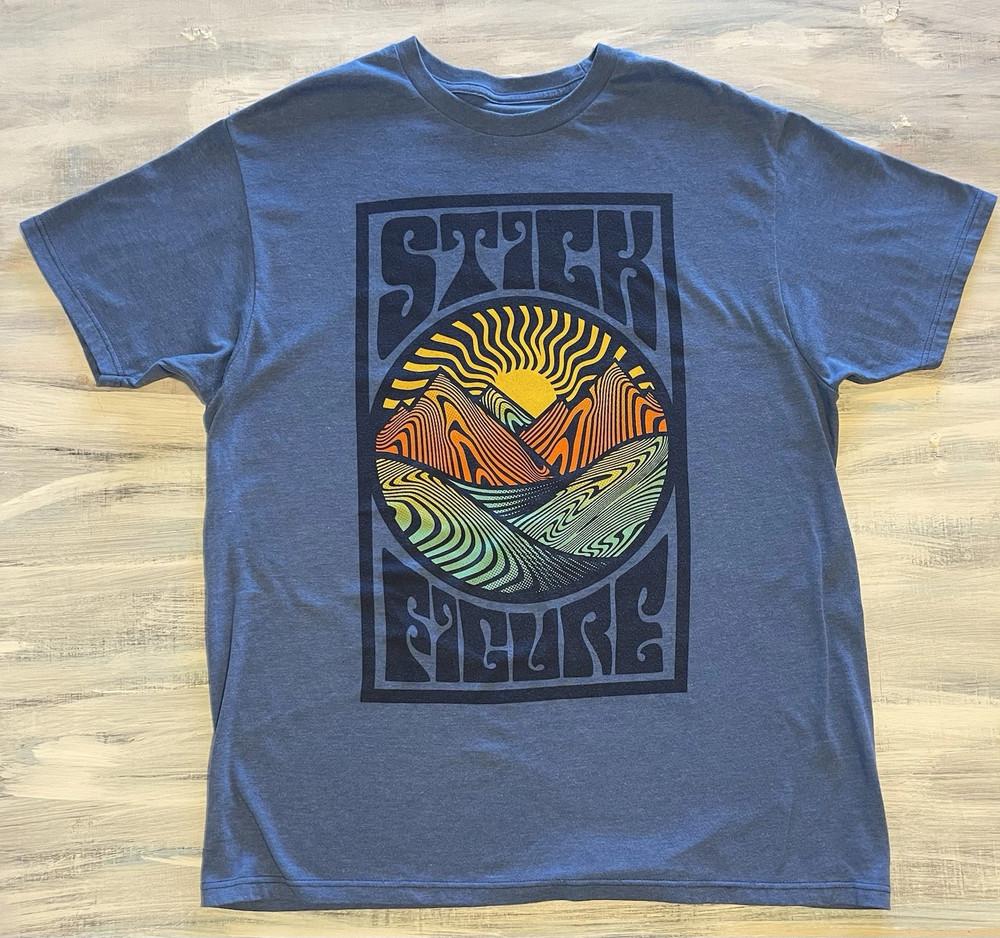 Stick Figure Band Gift For Fan Reprinted Gray T Shirt Full Size S-5XL Unisex T-Shirt M