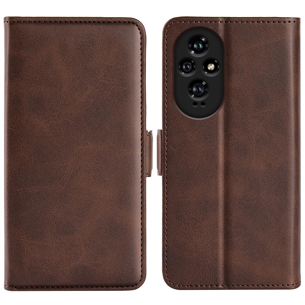 

Чохол для Honor 200 5G Шкіряний Чохол-підставка Гаманець Книжка Чохол для телефону Brown