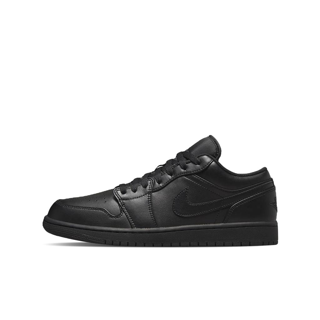 Jordan Air Jordan 1 Low top Vintage Basketball Shoes Unisex Black Diamond 553558-093(Team133-aj)