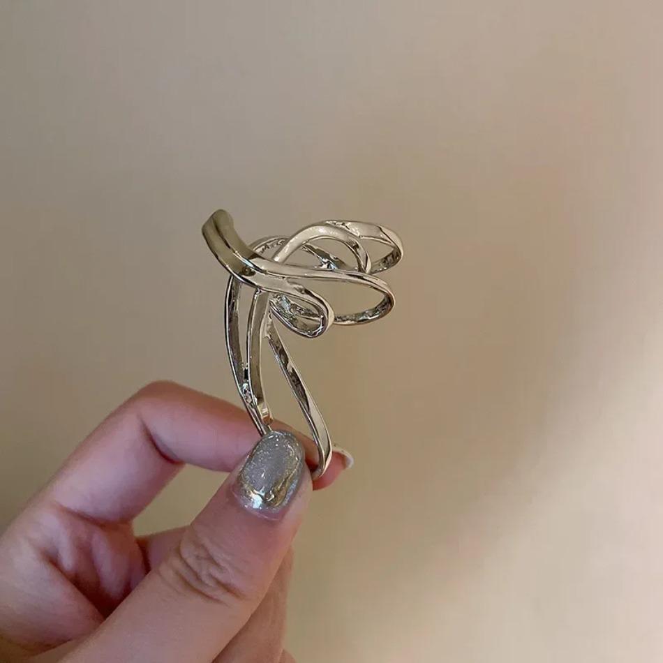 1 stk Dame Koreansk Mote Sommerfugl Øreklemmer Smykketilbehør Falsk Piercing Estetisk Uttrykk Vintage Øredobber