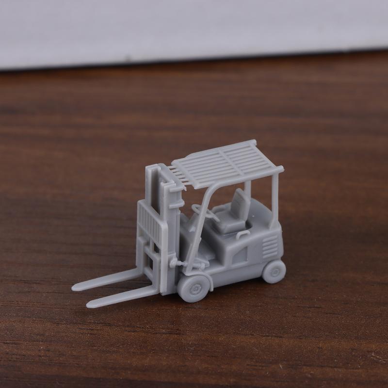 1/144 Scale Forklifts & Lift Trucks Model Kit Realistic Construction Vehicle Toy Mini Engineering Car Forklift Model