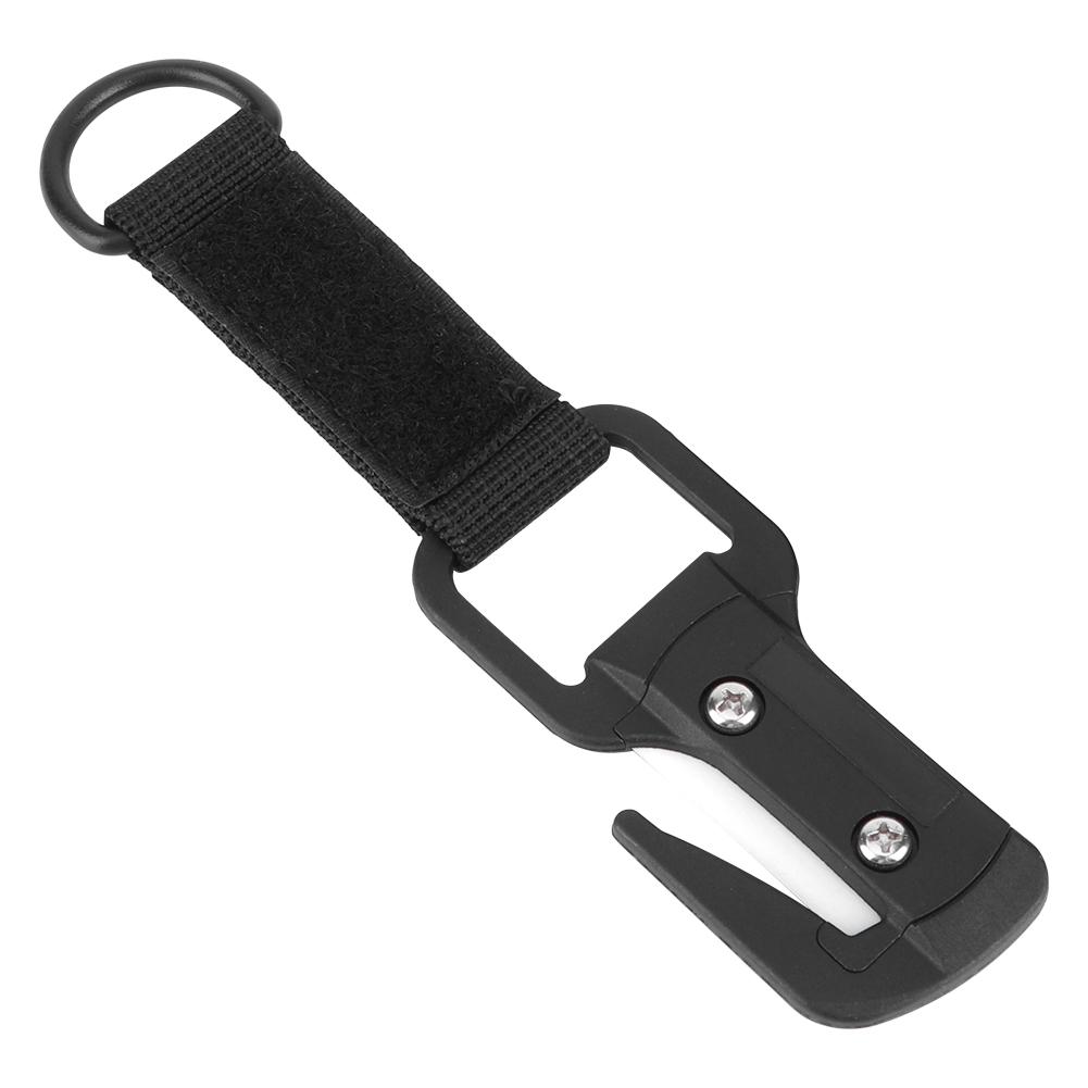 Portable Diving Underwater Ceramics Wire Line Cutter Cut Knife with Storage Bag