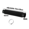 Autobike Air Filter Hose Flexible Hose Black Motorcycle