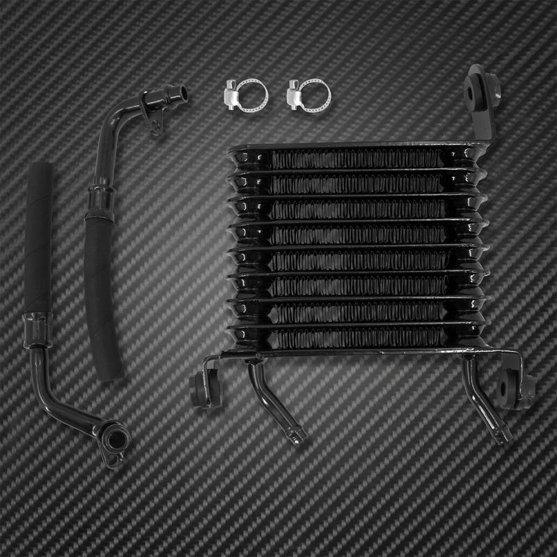 Motorcycle Black Oil Cooling Device Cooler Radiator Aluminum For Indian Vintage Dark Horse Springfield 2021 Chief Classic 16-18
