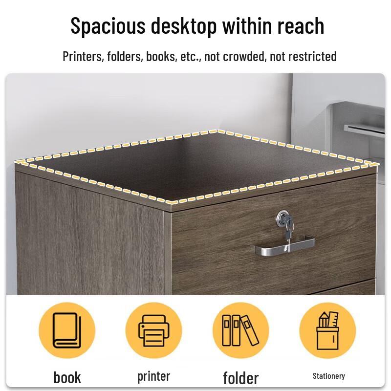 Mobile 3-Drawer Office Storage Cabinet