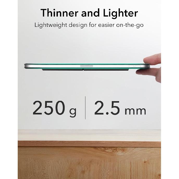 ESR for iPad Air 11 Inch Case M3/M2 (2025/2024), iPad Air 5th/4th Gen (2022/2020), Powerful Magnetic Attachment, Slim Trifold Stand Case, Auto