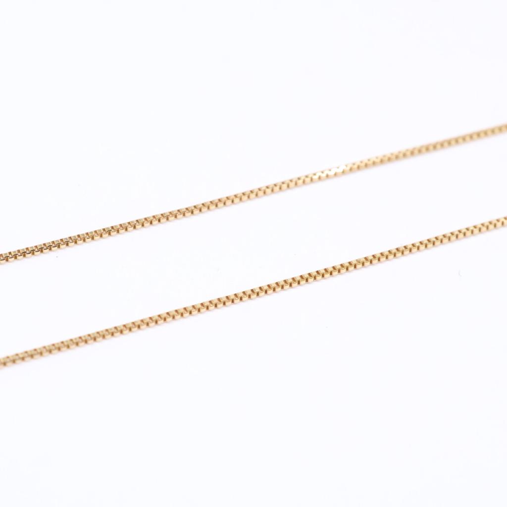 GIGI [Beautiful Condition] K18 Long Chain Necklace Yellow GoldUsed