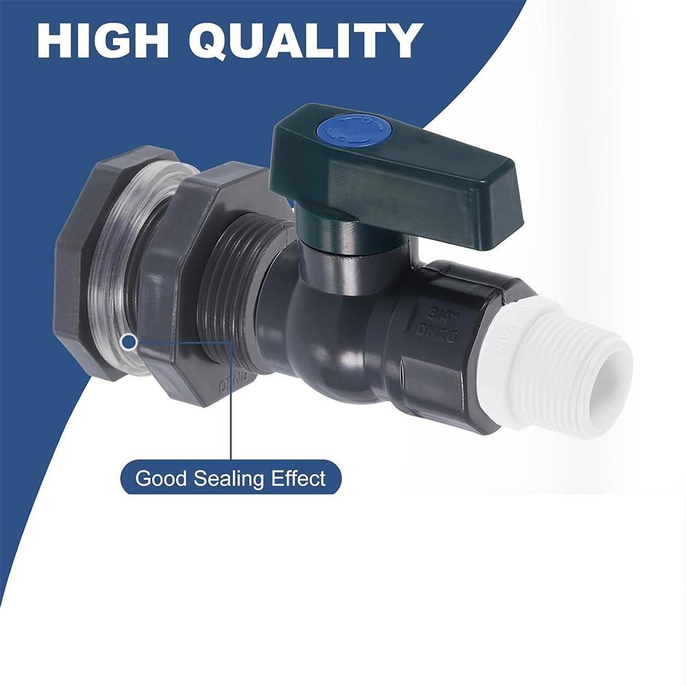 Ball Valve With Gasket Plastic Rain Tank Valve Rain Tank Faucet Kits