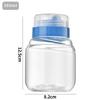 Multi-Use Large Glass Jar for Honey, Pickles & Sauce - Sealable Kitchen Bottle