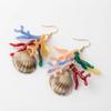 Dopamine Acrylic Heart Earrings - Summer Beach Party Accessories