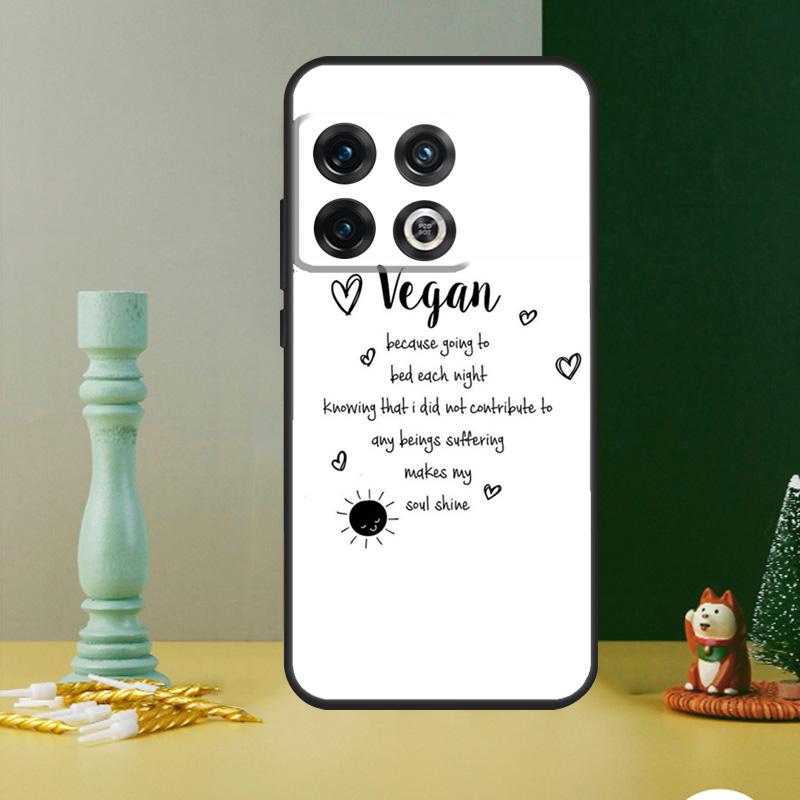 LOVE VEGGIE Vegetarian VEGAN Case For OnePlus Nord CE 2 3 4 Lite N20 N30 9 10 Pro 8T 9RT 10T 10R 12 11 12R 13 13R Cover