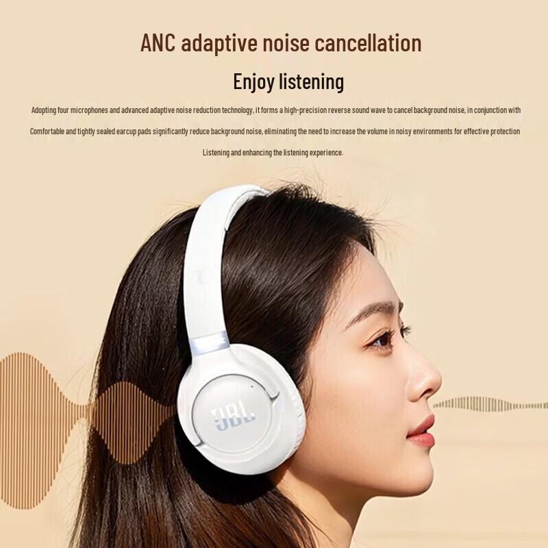 JBL TUNE 780NC Over-Ear Active Noise Cancelling Bluetooth Headphones