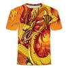 Chinese Dragon Cool Harajuku Printed Cartoon Art Men's And Women's