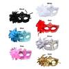 Diamond Decorated Venetian Mask Half Face Flower Design Masquerade Mask Sexy Style Crystal Mask Christmas Celebration