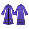 Robe Sacerdotale Medievale per Donne in Tessuto di Poliestere per Cosplay e Giochi di Ruolo Fantasy