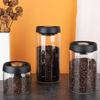 HOT 500ml Vacuum Sealed Jug Coffee Beans Glass Airtight Canister Food Grains Candy Keep Fresh Storage Jar Kitchen Accessories