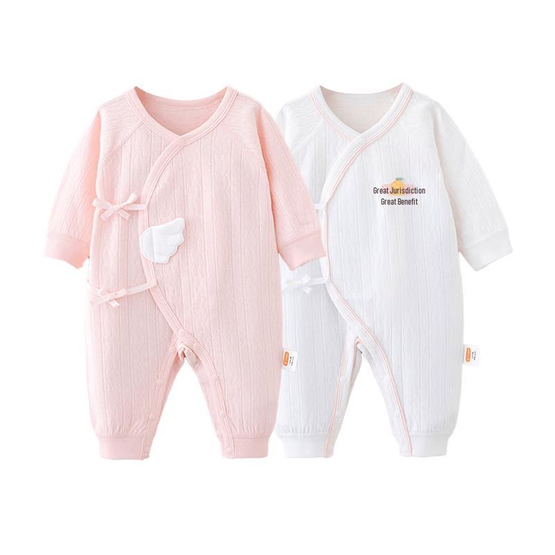 Babyprints Newborn 100% Cotton Long Sleeve Bodysuit 2-Pack