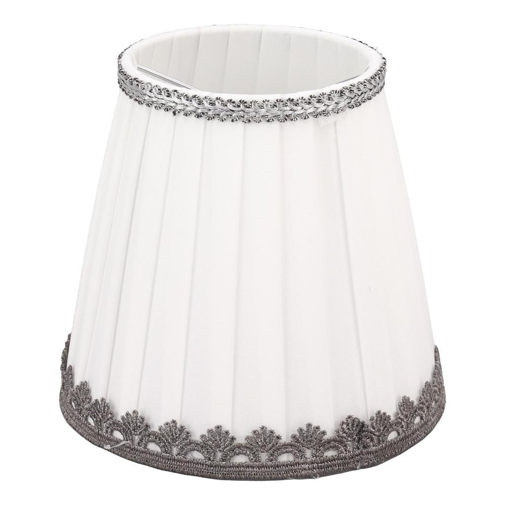 6 Pcs Small Lamp Shade Clip On Type Fabric Lampshade Modern Simple E14 Candle Bulb Lamp Cover