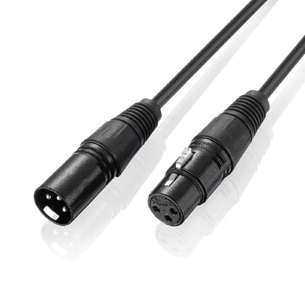 Male To Female 3 Pin Signal Cable XLR Adapter Male To Female Balanced Line  Microphone Supplies