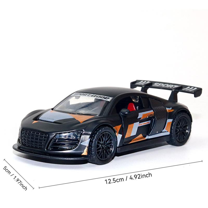 

Масштаб 1/36 Спортивный литой сплав Модель автомобиля Детская игрушечная машинка Открывающаяся дверь Украшение Крутая гоночная машина Игрушки для мальчиков Подарок для детей оранжевый