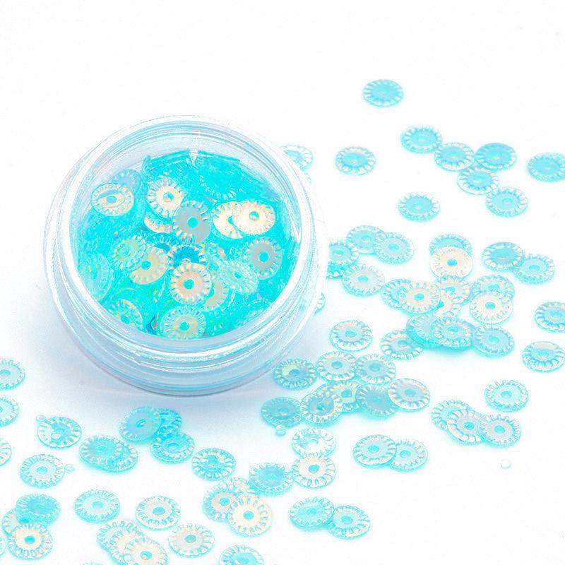 

Красочные круглые пайетки с голографическими блестками, хлопья, блестящая пудра, сделай сам, маникюрный декор, дизайн ногтей