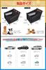 SONGSONG Stability Design Pet Car Seat for Prevents Securely Attaches to Rear Suitable for All Car All Breeds of Dogs and Car Dog Car Accessories Size