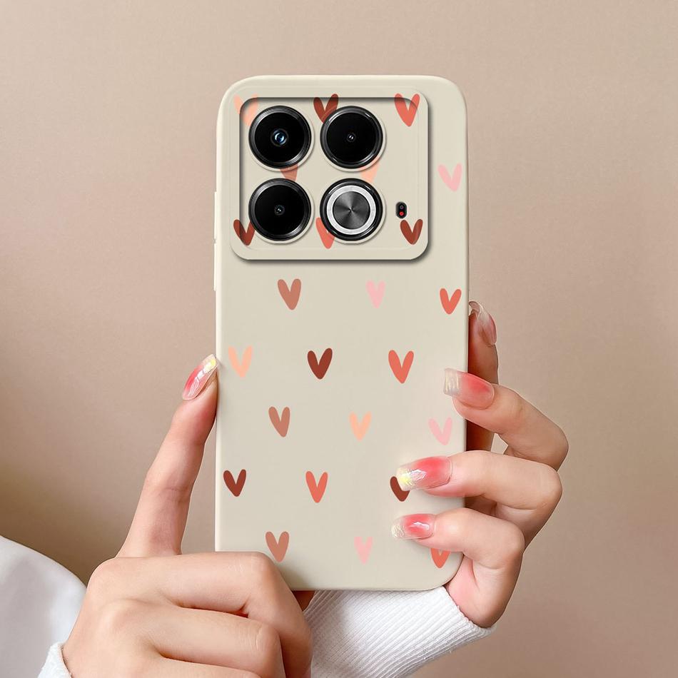 

Чехол для телефона Infinix Note 40 Pro Plus Эстетичный Жидкий Силикон Защитная Крышка для Камеры Для Infinix Note40 Pro+ Funda Carcasa Infinix Note 40 (5G)