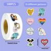 500Pcs/Roll International Nurses Day Kids Rewards Stickers - DIY Scrapbooks Album Decor Sealing Label Decals