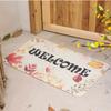 Floor Mat Wire Ring PVC Bathroom Kitchen Door Mat Durable and Stable Anti-slip Dust Removal Door Mat