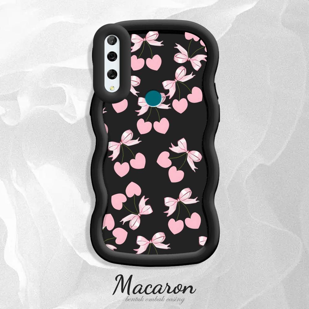 

Окрашенный узор Big Wave Edge Мягкий силиконовый материал Macaron чехол для телефона противоударный защитный резиновый чехол для iPhone Huawei Honor Infinix Tecno Honor X30I чёрный