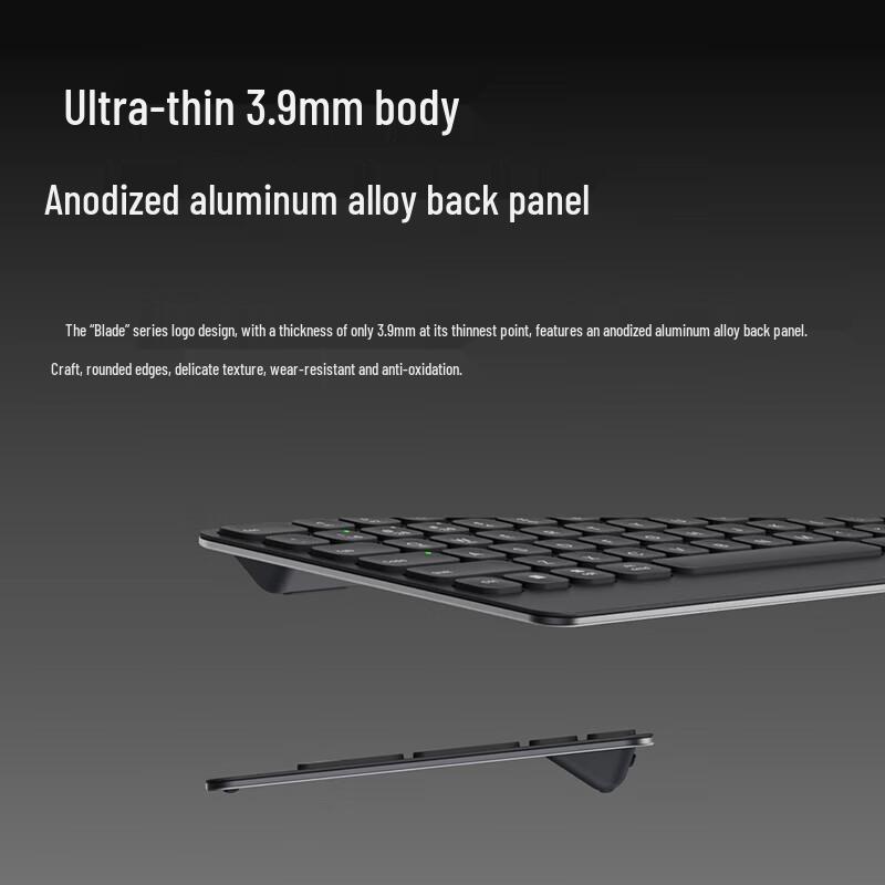Rapoo 9500S Ultra-Thin Multi-Mode Wireless Keyboard and Mouse Set