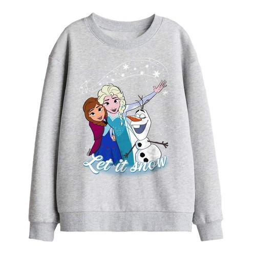 Frozen Childrens/Kids Let It Snow Elsa Anna Olaf Sweatshirt