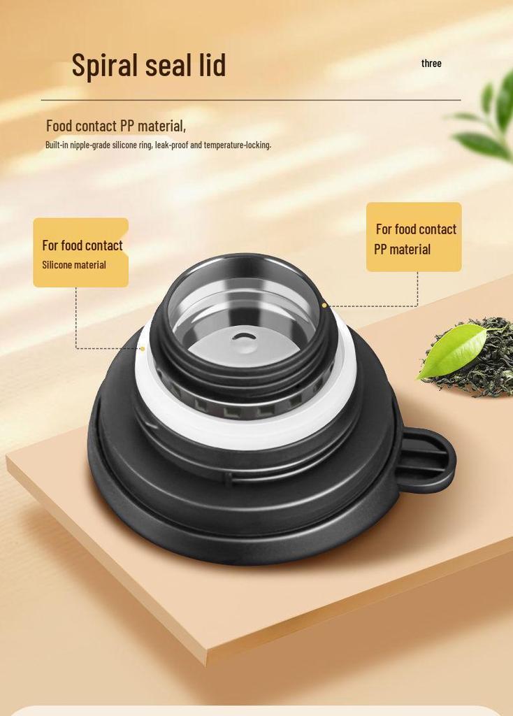 High-End 316 Stainless Steel Insulated Teapot and Water Kettle with Separator for Outdoor and Indoor Use, Large Capacity