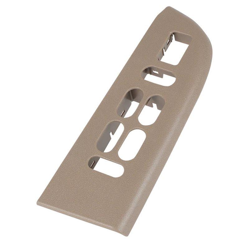 For Ford Expedition 2004-2006 Front Left+ Right Door Window Switch Panel Bezel Lift Cover Replacement Part Brown2l1z-14524AAA