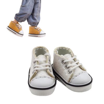 Rakulifey Obitsu 11 Shoes, OB11 Size Shoes, Obitsu Doll 11cm Accessories, Sports Shoes, 112 BJD Doll Shoes, Gift (White)