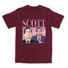 Vintage 90s Retro Style Michael T-Shirt Crew Neck Cotton T Shirt The Office Short Sleeve Tees Gift Idea Clothing